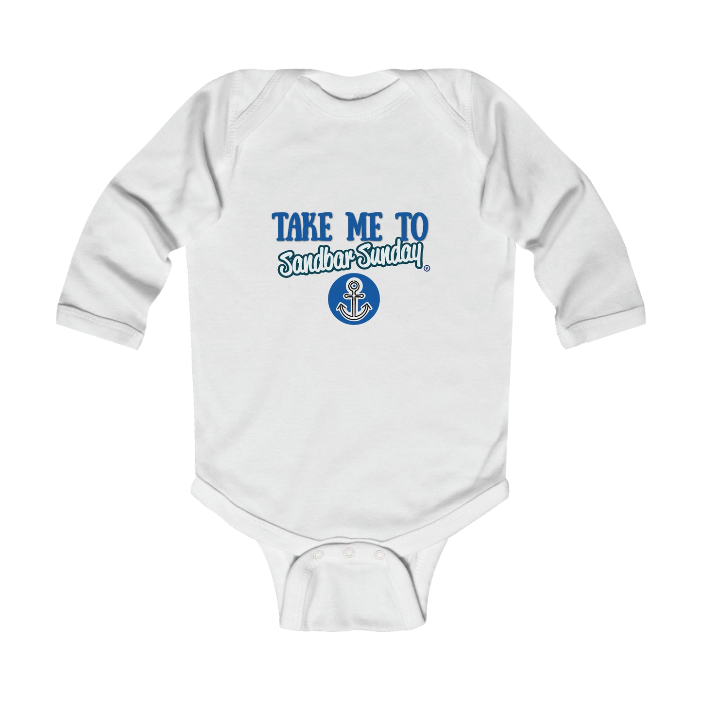 Sandbar Sunday Infant Long Sleeve Bodysuit