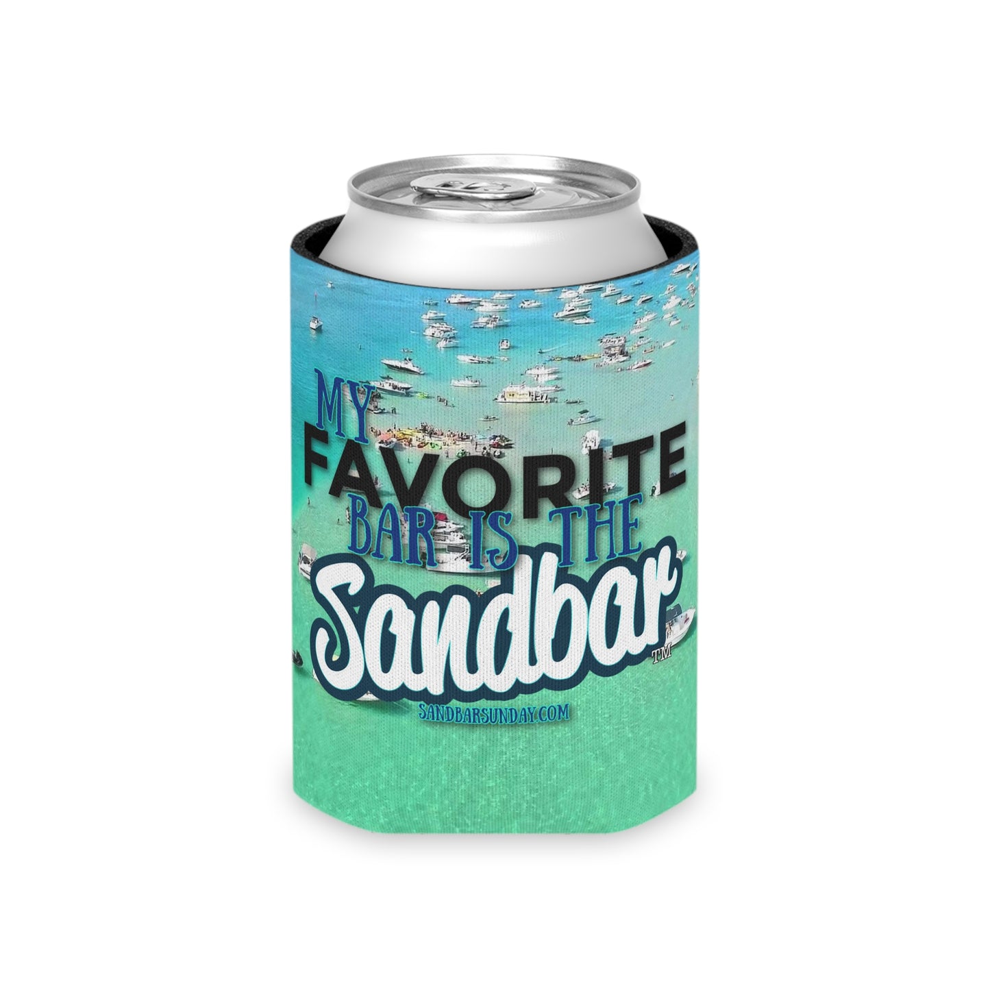 My Favorite Bar is the Sandbar Koozie