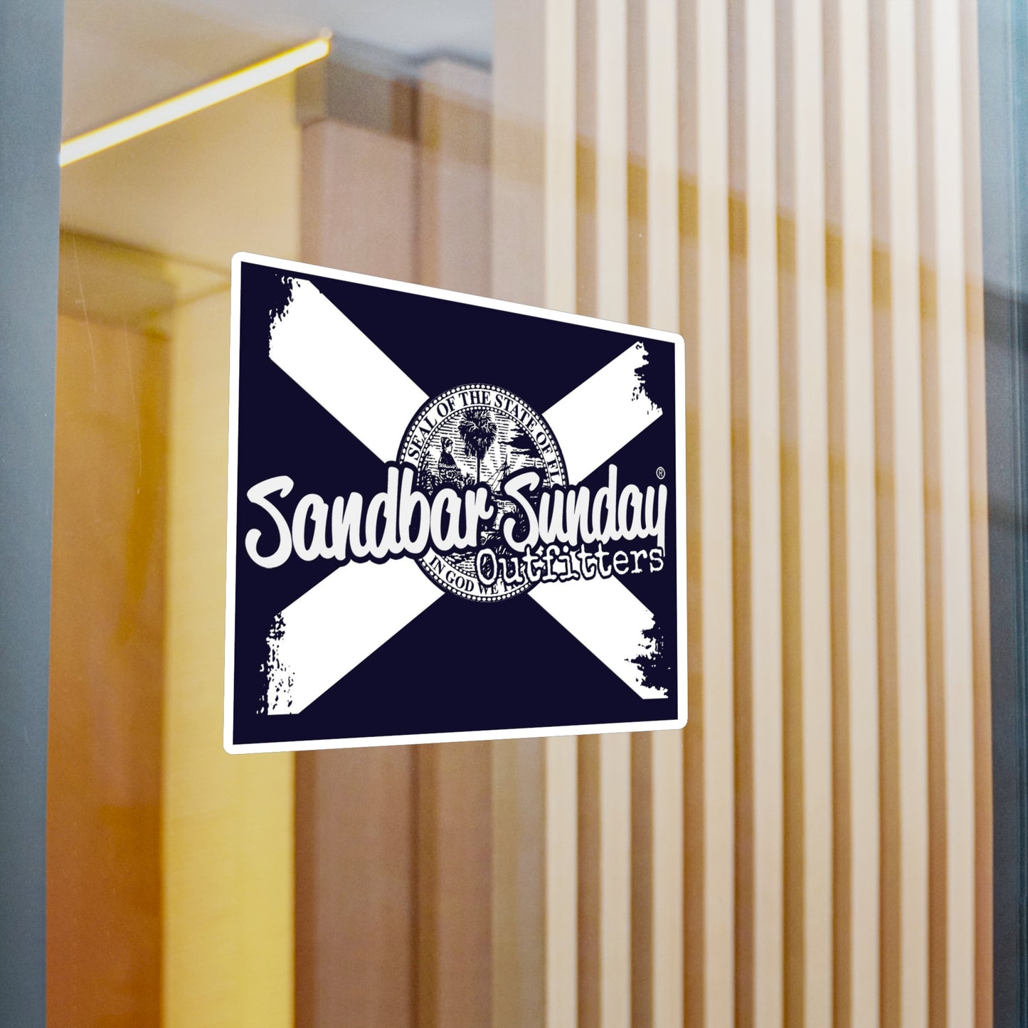 Florida Flag Logo Kiss-Cut Decal