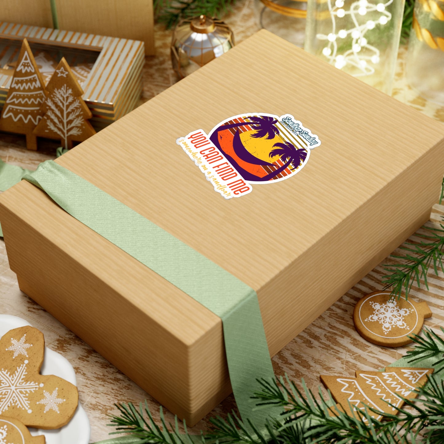 Somewhere on a Sandbar Kiss-Cut Vinyl Decal