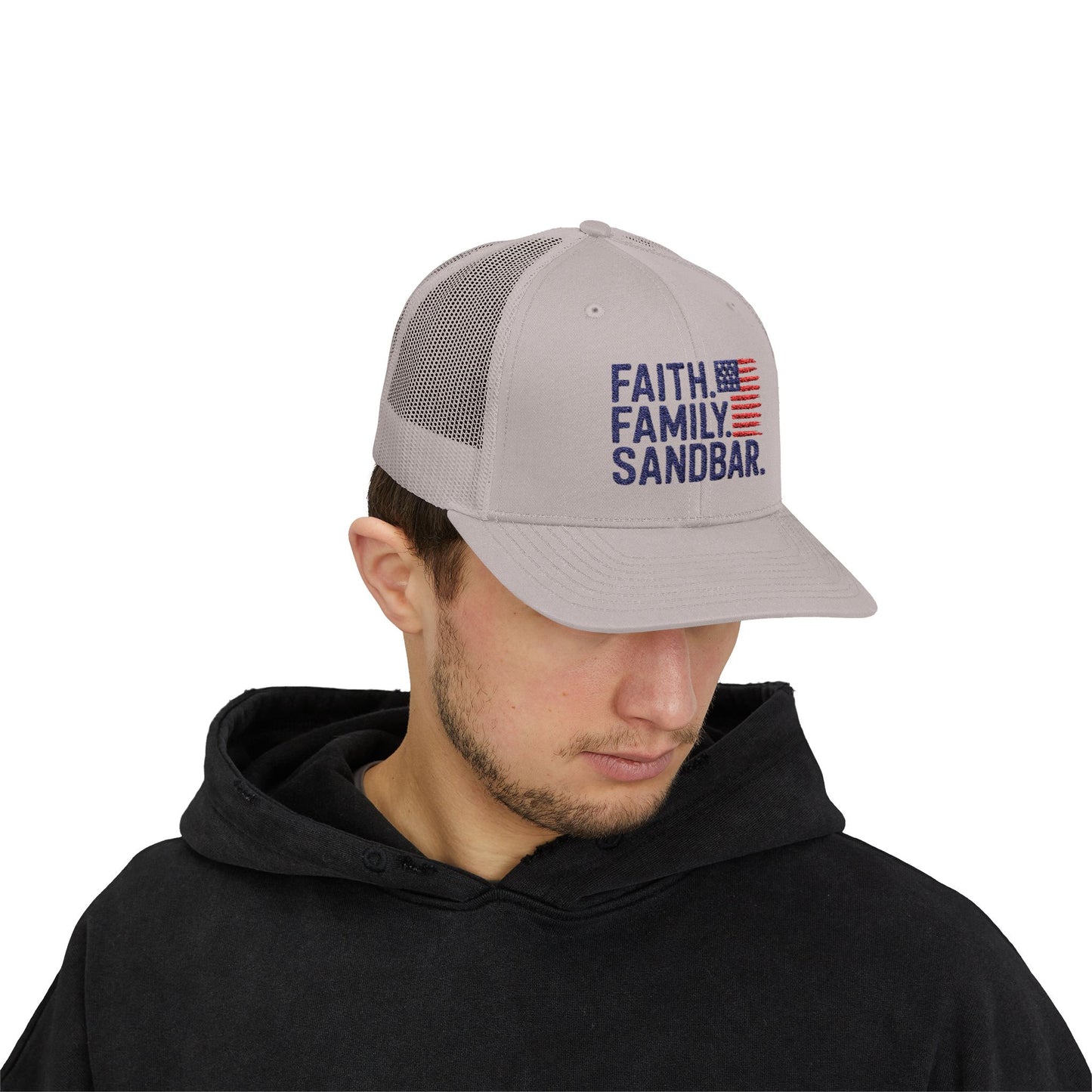 Faith Family Sandbar Trucker Hat