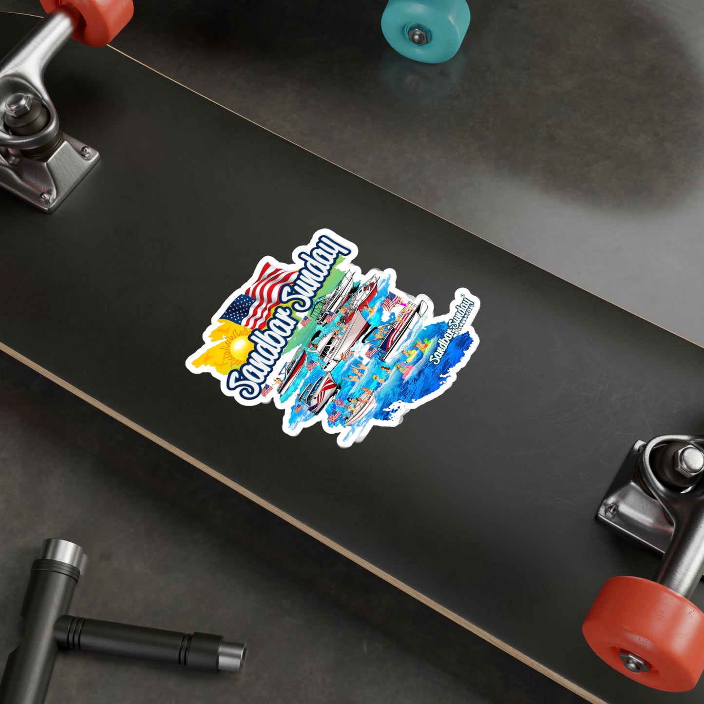 Party at the Sandbar Kiss-Cut Vinyl Decal