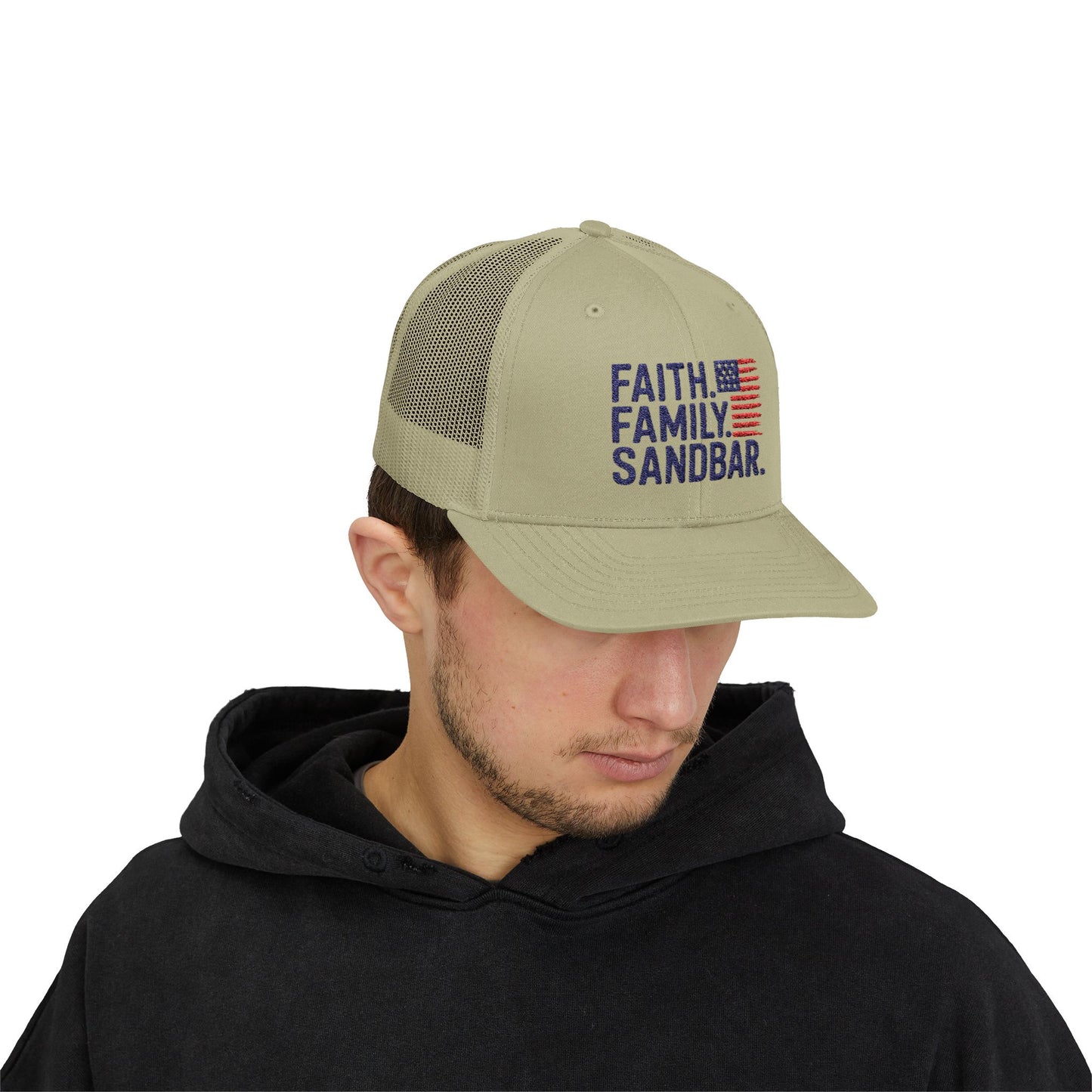 Faith Family Sandbar Trucker Hat