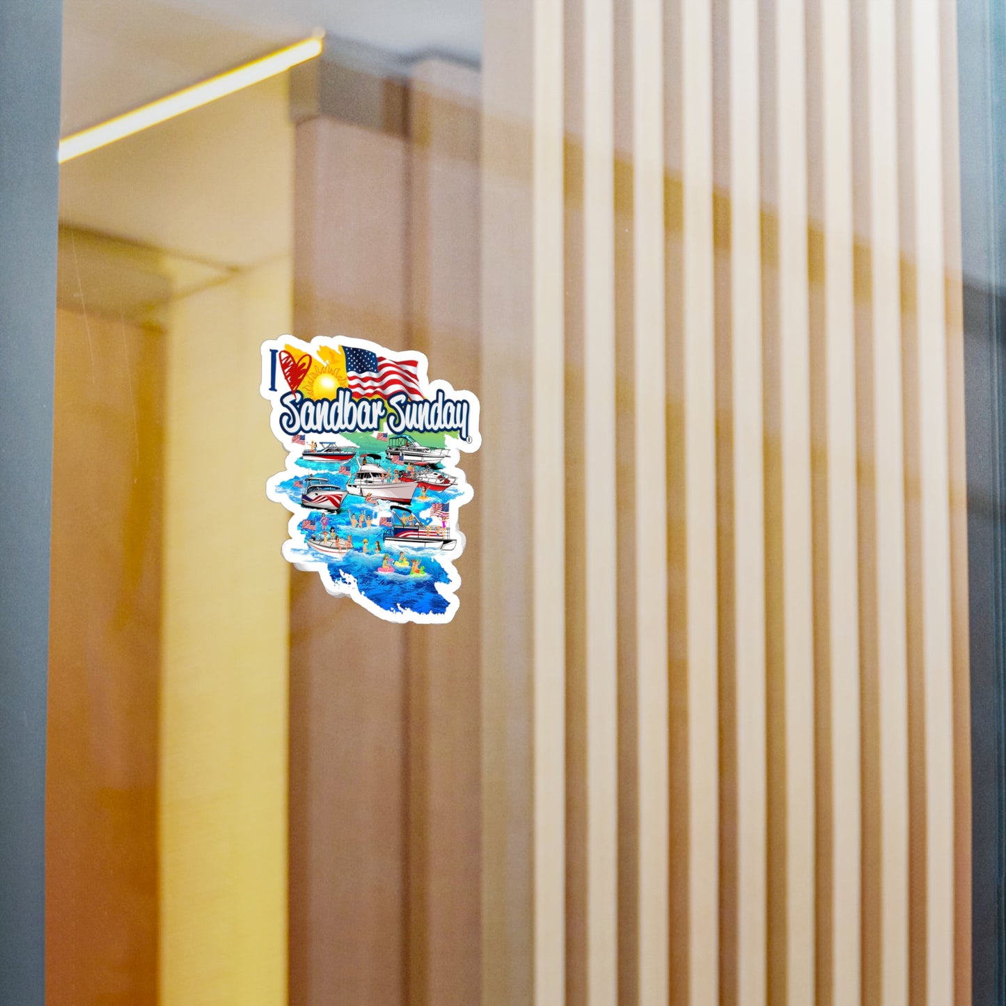 Sandbar Party Kiss-Cut Decal