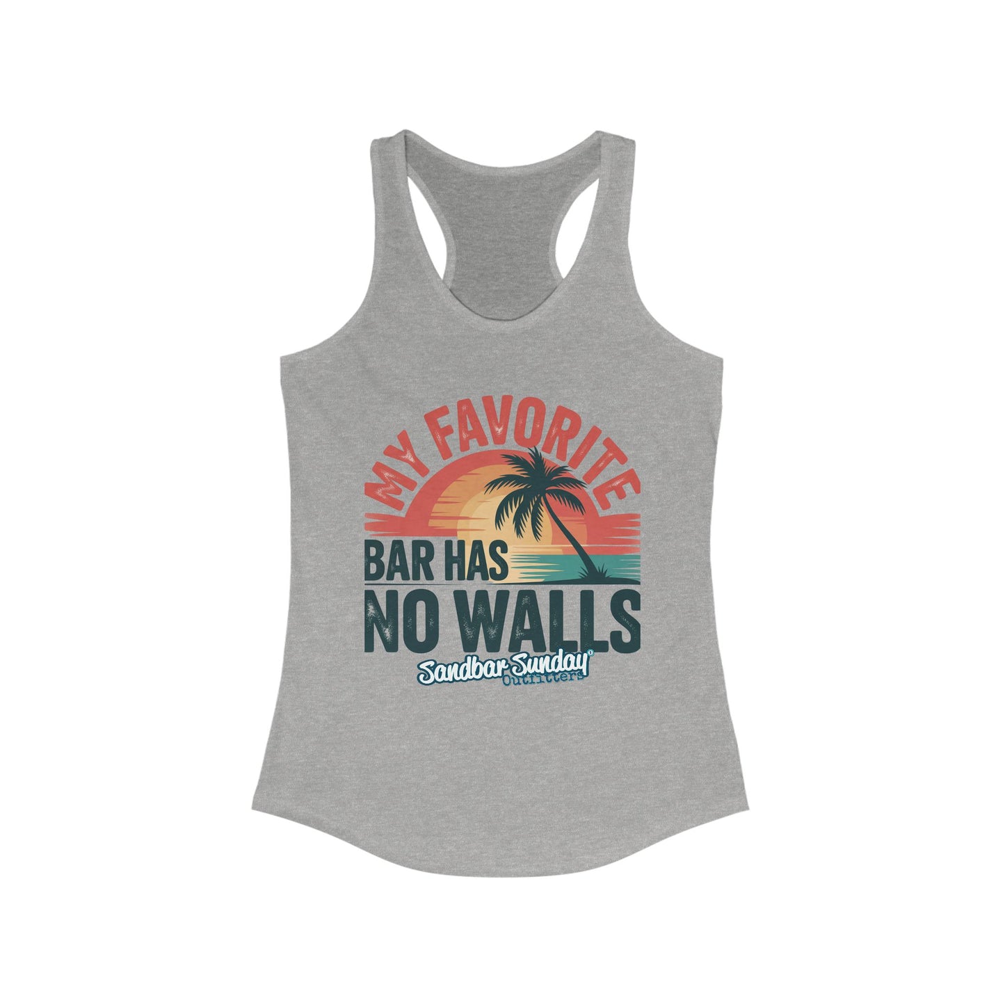 My Favorite Bar Has No Walls Ladies Tank