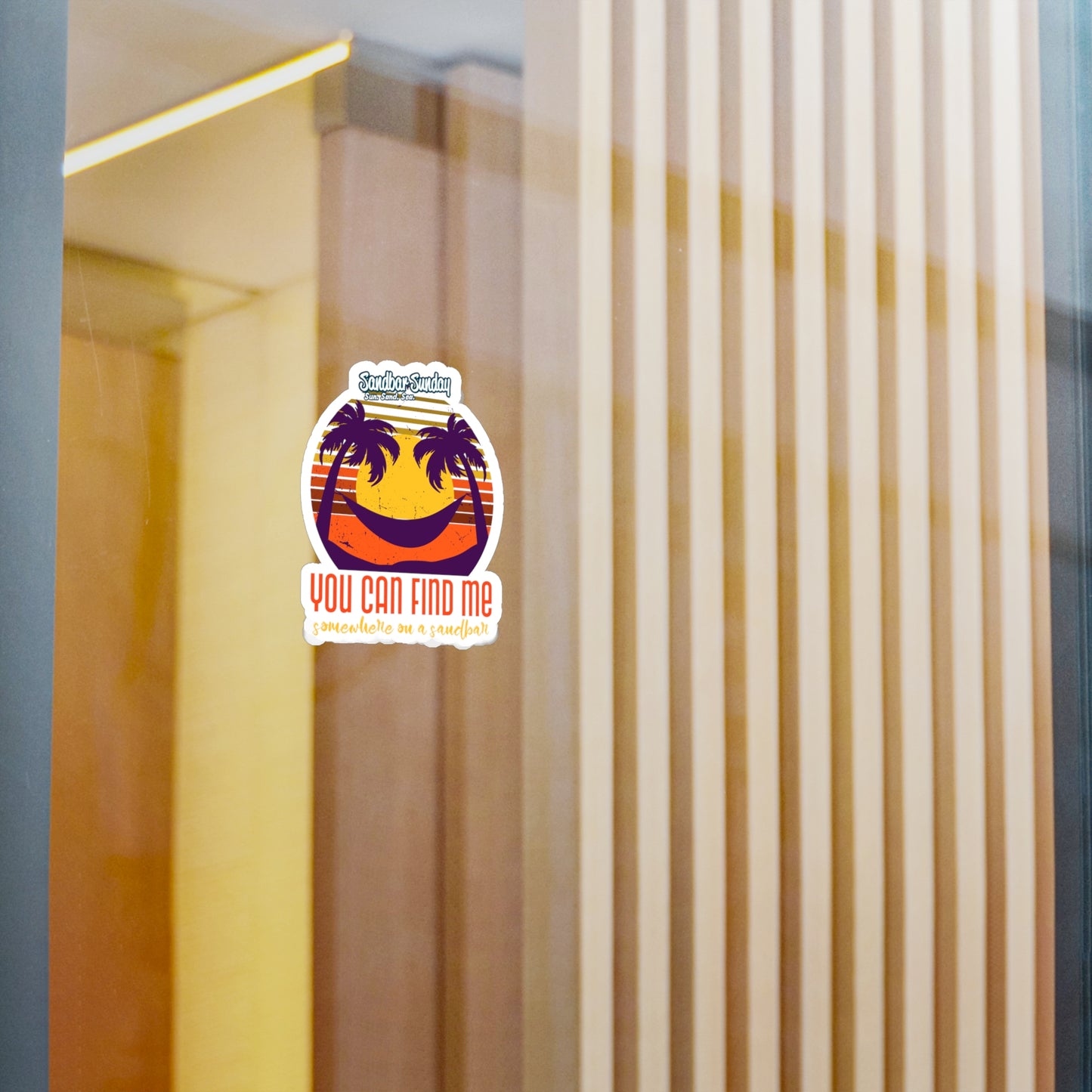 Somewhere on a Sandbar Kiss-Cut Vinyl Decal