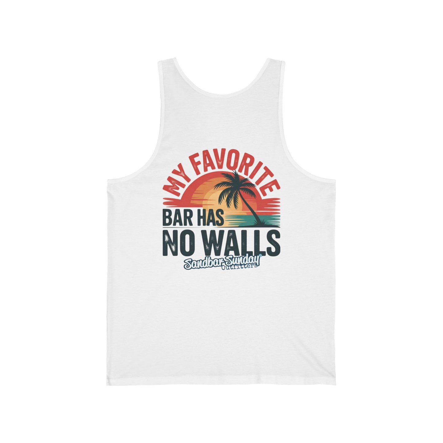 My Favorite Bar Has No Walls Tank Top - Men's Tank