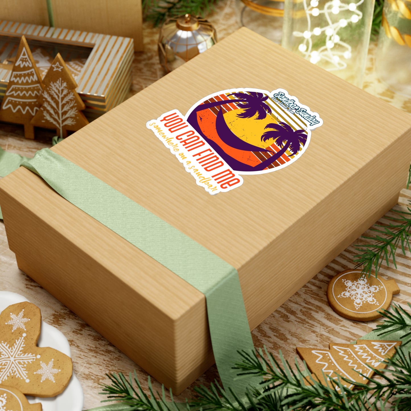 Somewhere on a Sandbar Kiss-Cut Vinyl Decal