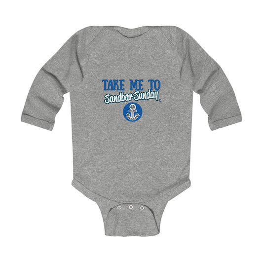 Sandbar Sunday Infant Long Sleeve Bodysuit
