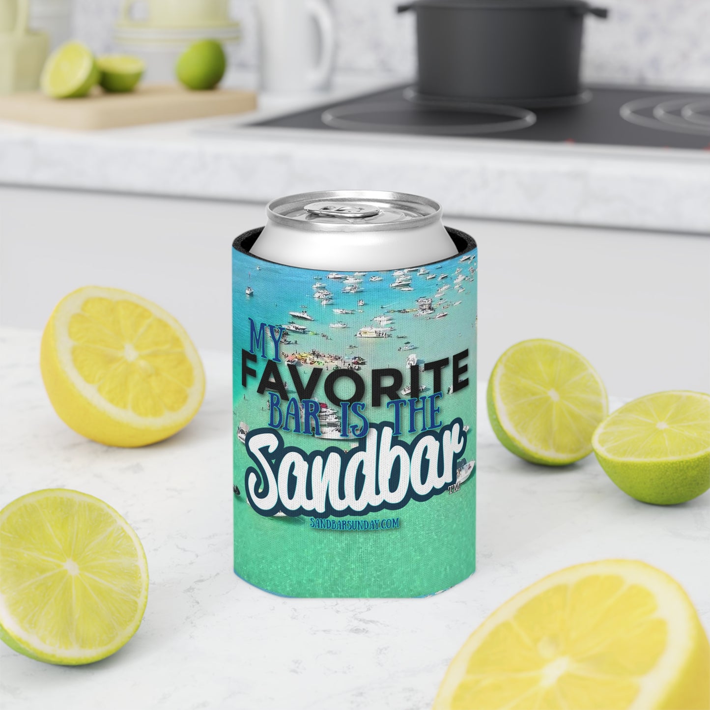 My Favorite Bar is the Sandbar Koozie