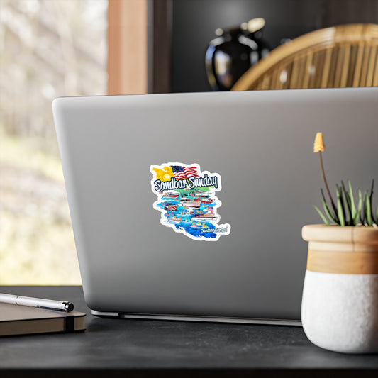 Party at the Sandbar Kiss-Cut Vinyl Decal