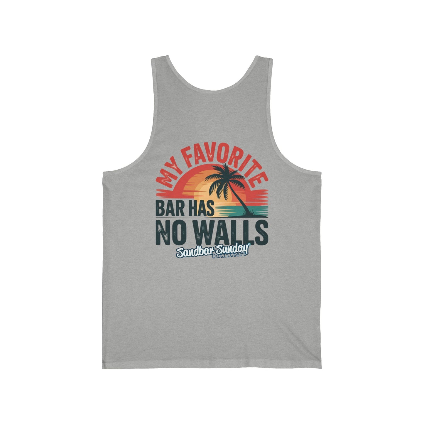 My Favorite Bar Has No Walls Tank Top - Men's Tank