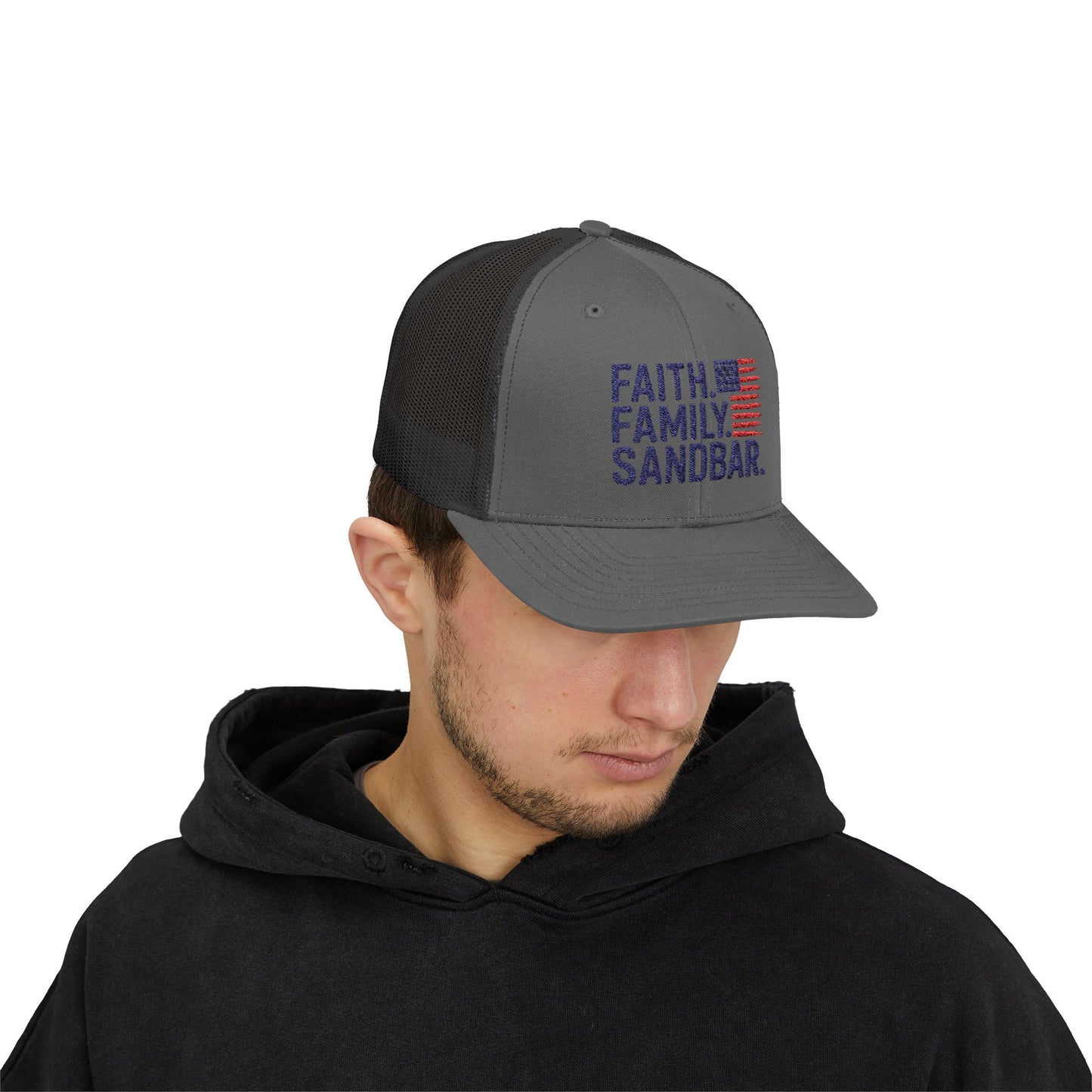 Faith Family Sandbar Trucker Hat