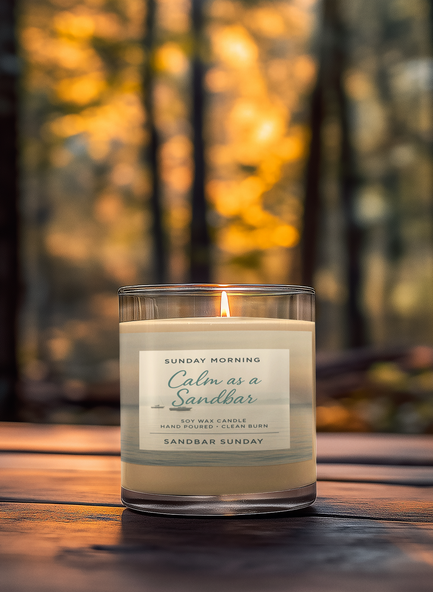 Calm as a Sandbar Scented Soy Candle