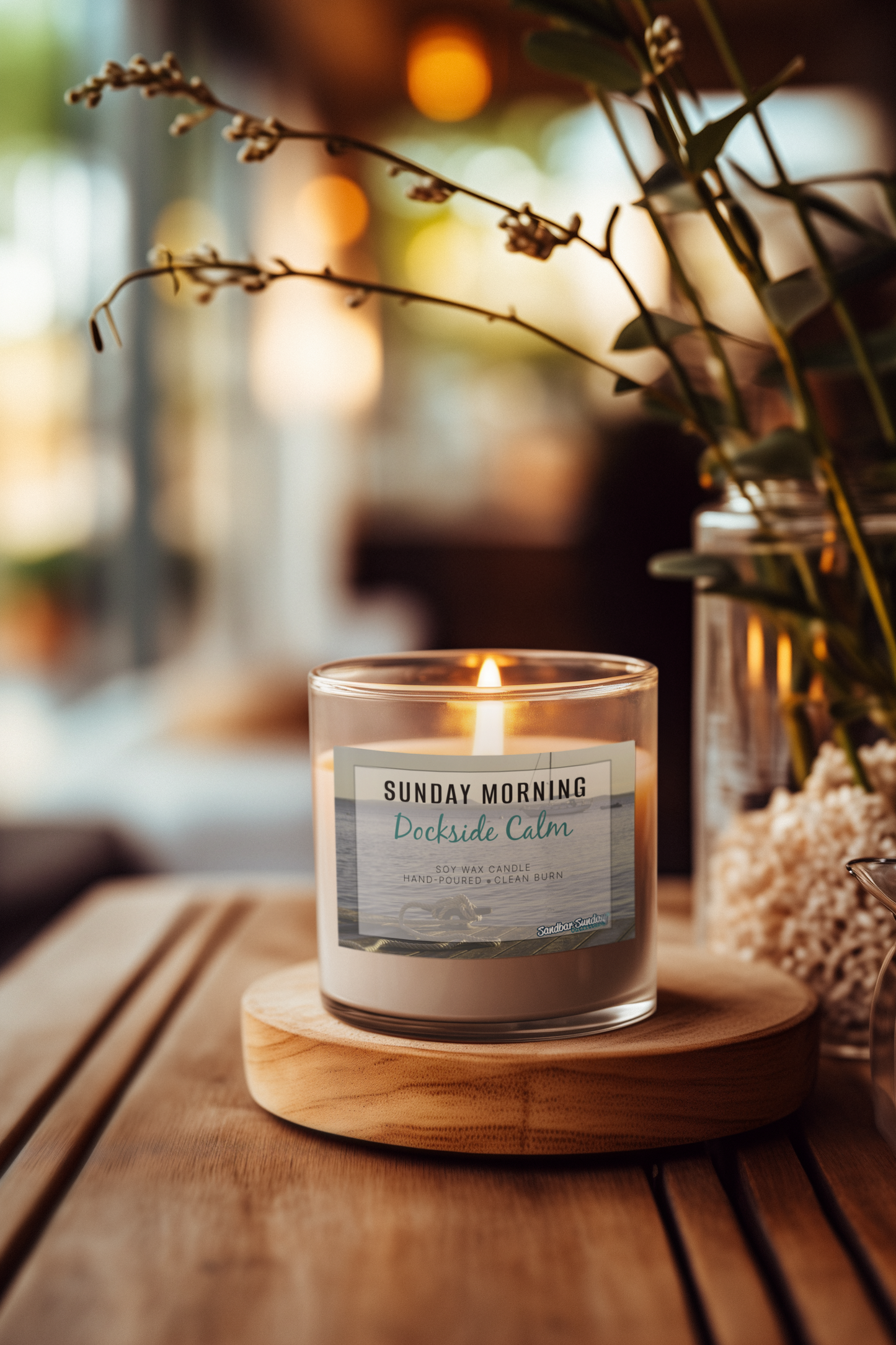 Dockside Calm Scented Soy Candle