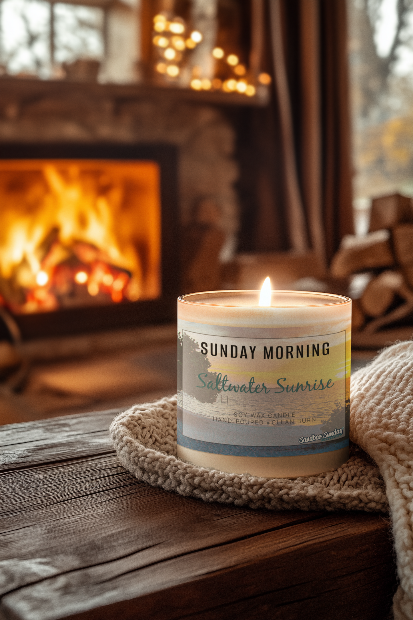 Saltwater Sunrise Scented Soy Candle