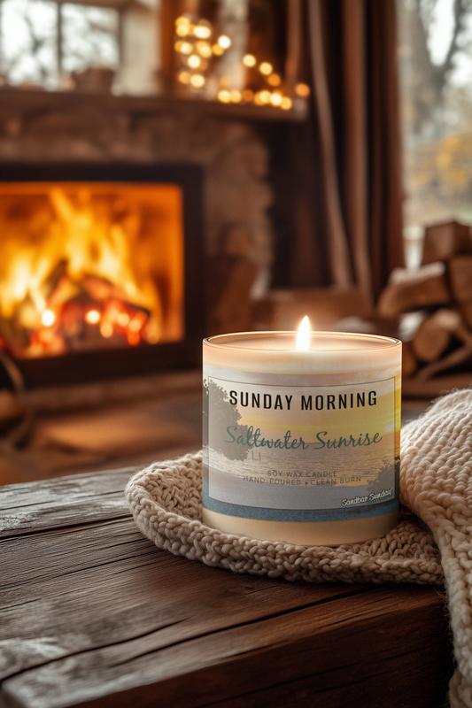 Saltwater Sunrise Scented Soy Candle