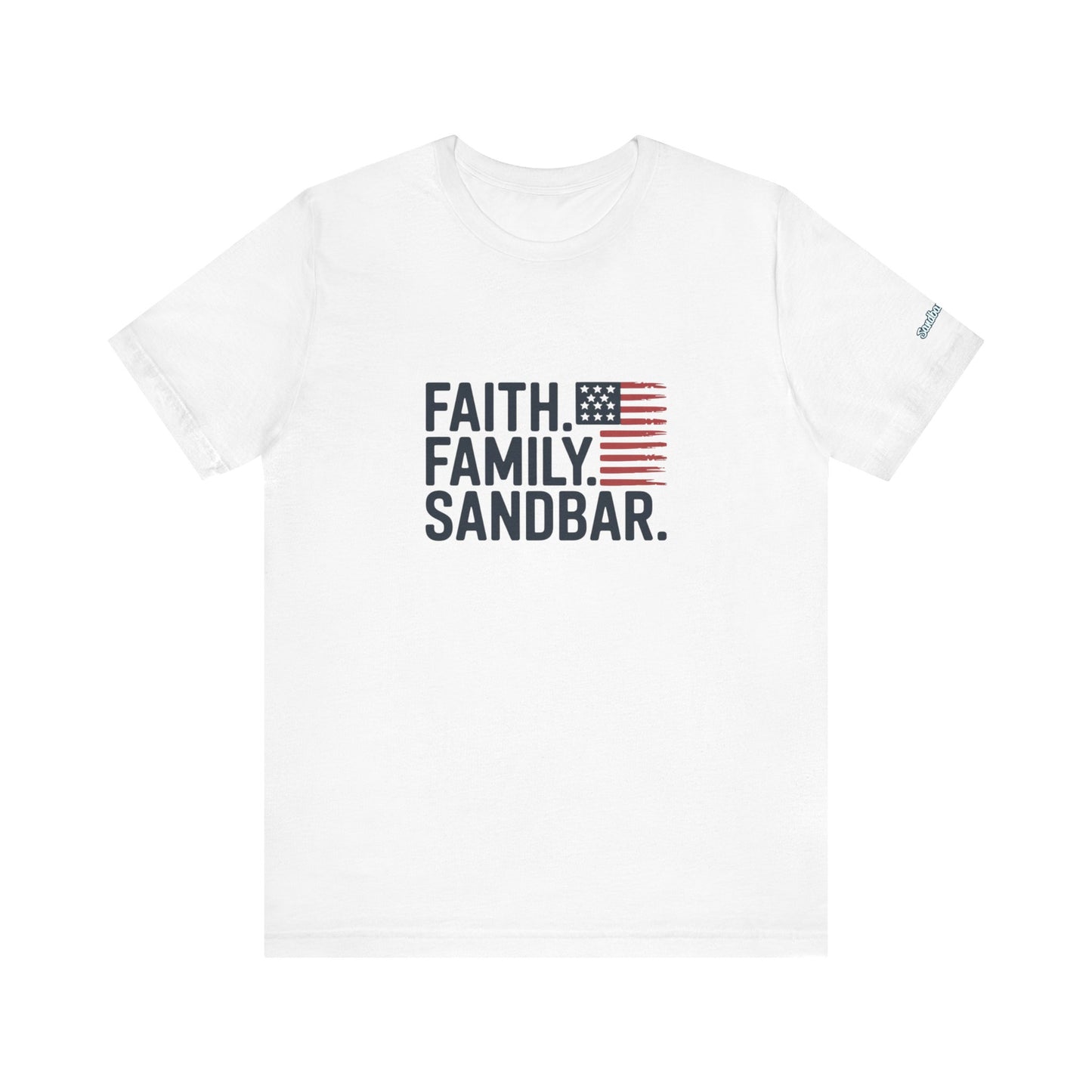 Faith. Family. Sandbar. - Jersey Tee