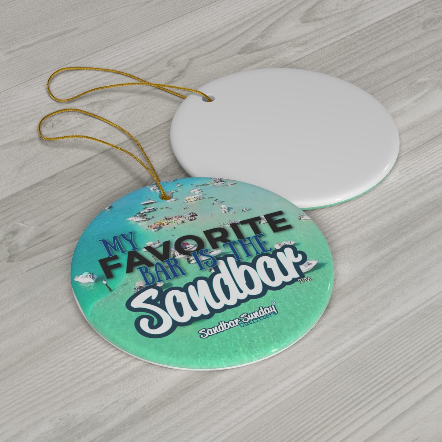 My Favorite Bar Ornament