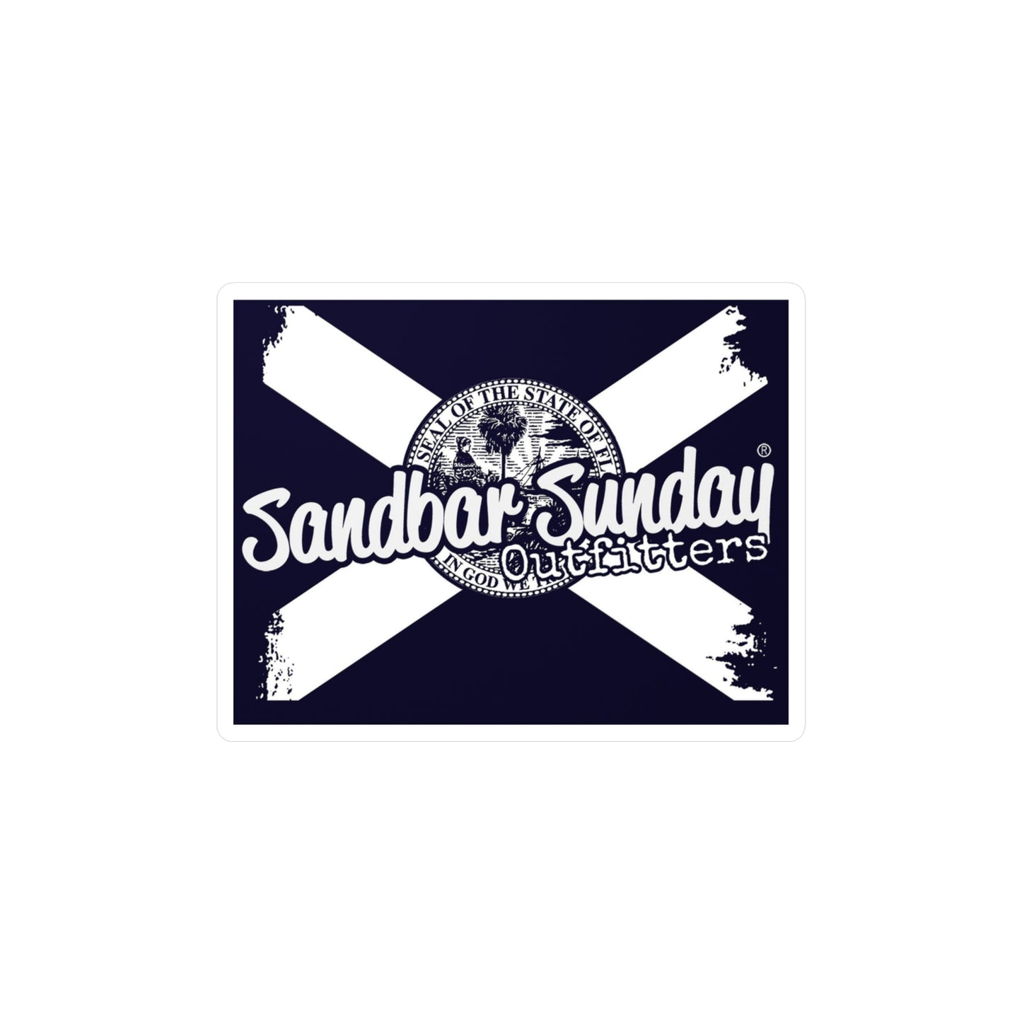 Florida Flag Logo Kiss-Cut Decal