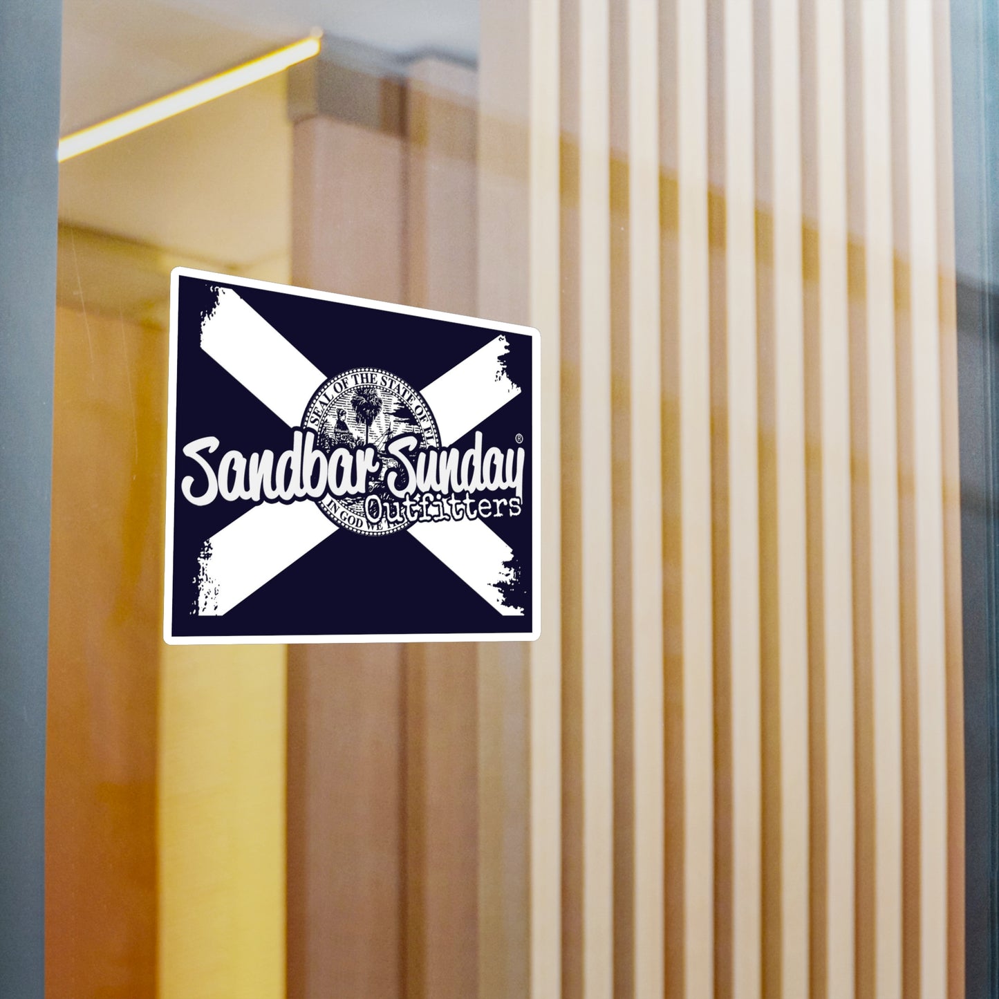 Florida Flag Logo Kiss-Cut Decal