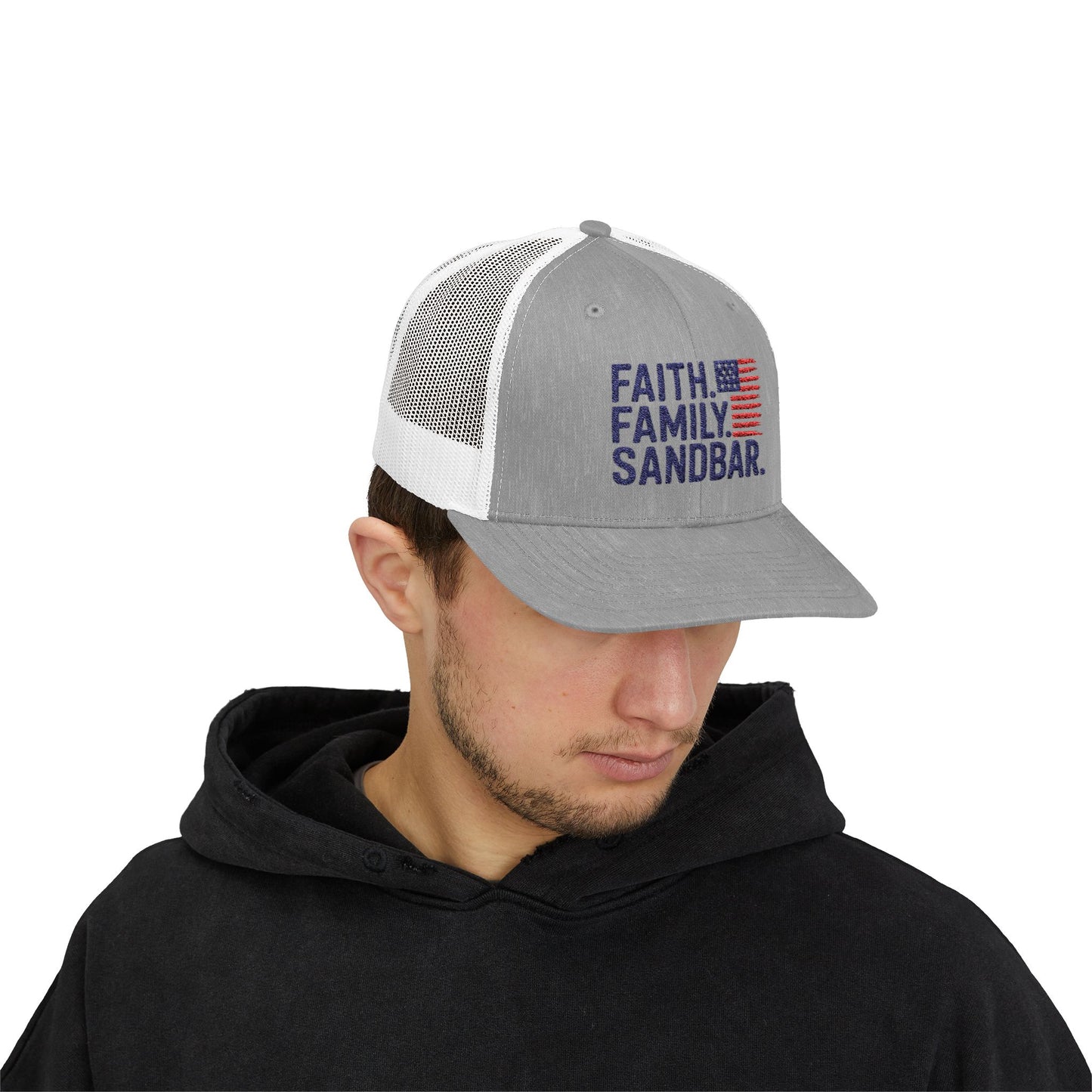Faith Family Sandbar Trucker Hat
