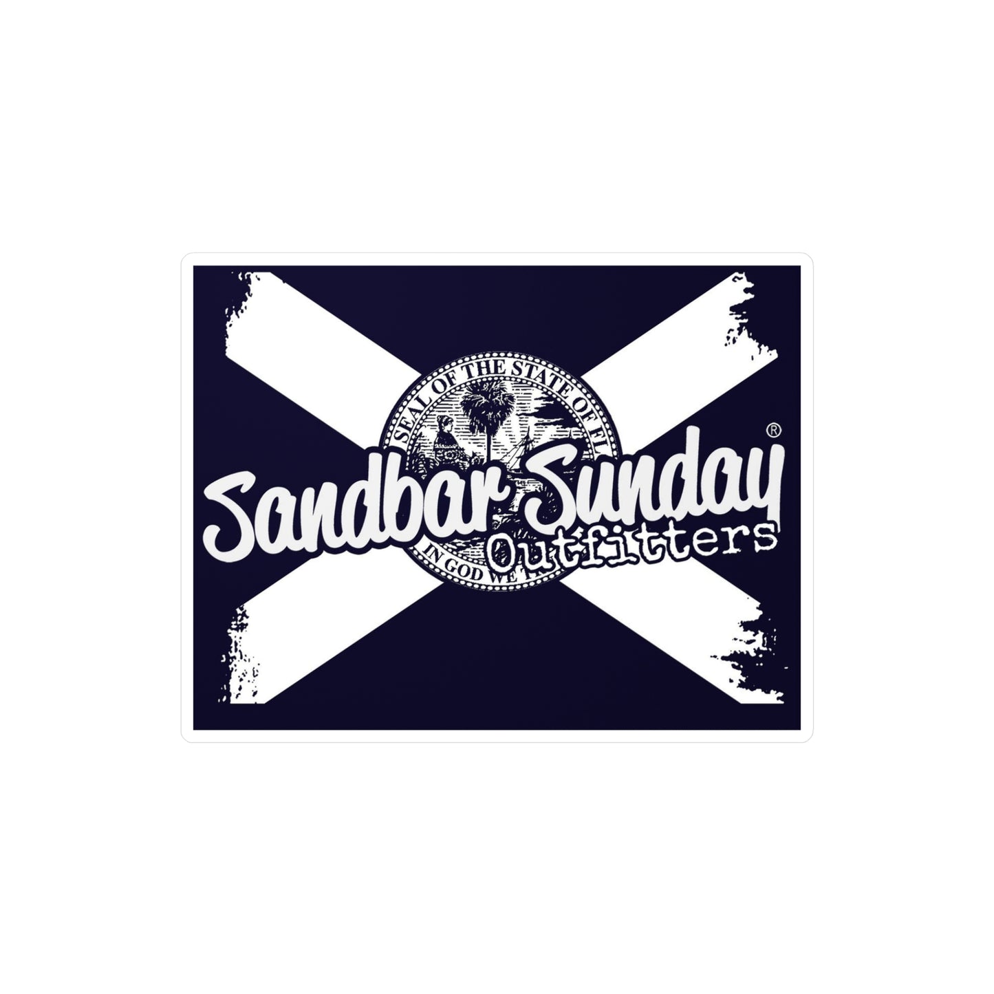 Florida Flag Logo Kiss-Cut Decal