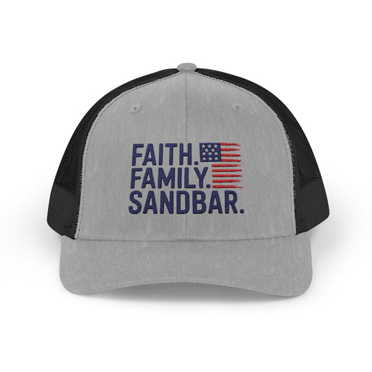 Faith Family Sandbar Trucker Hat