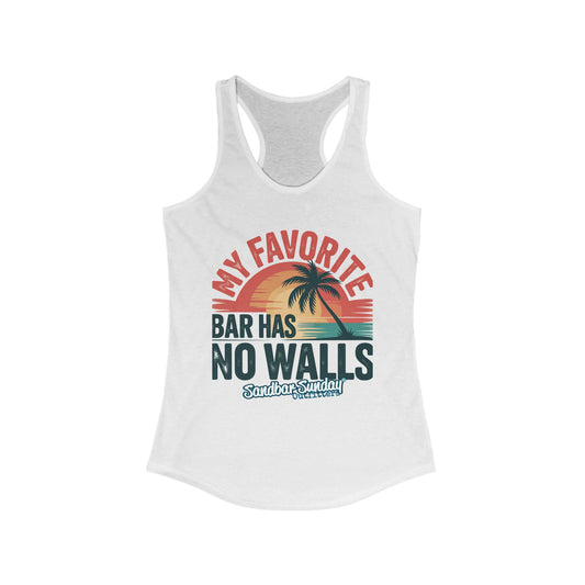 My Favorite Bar Has No Walls Ladies Tank