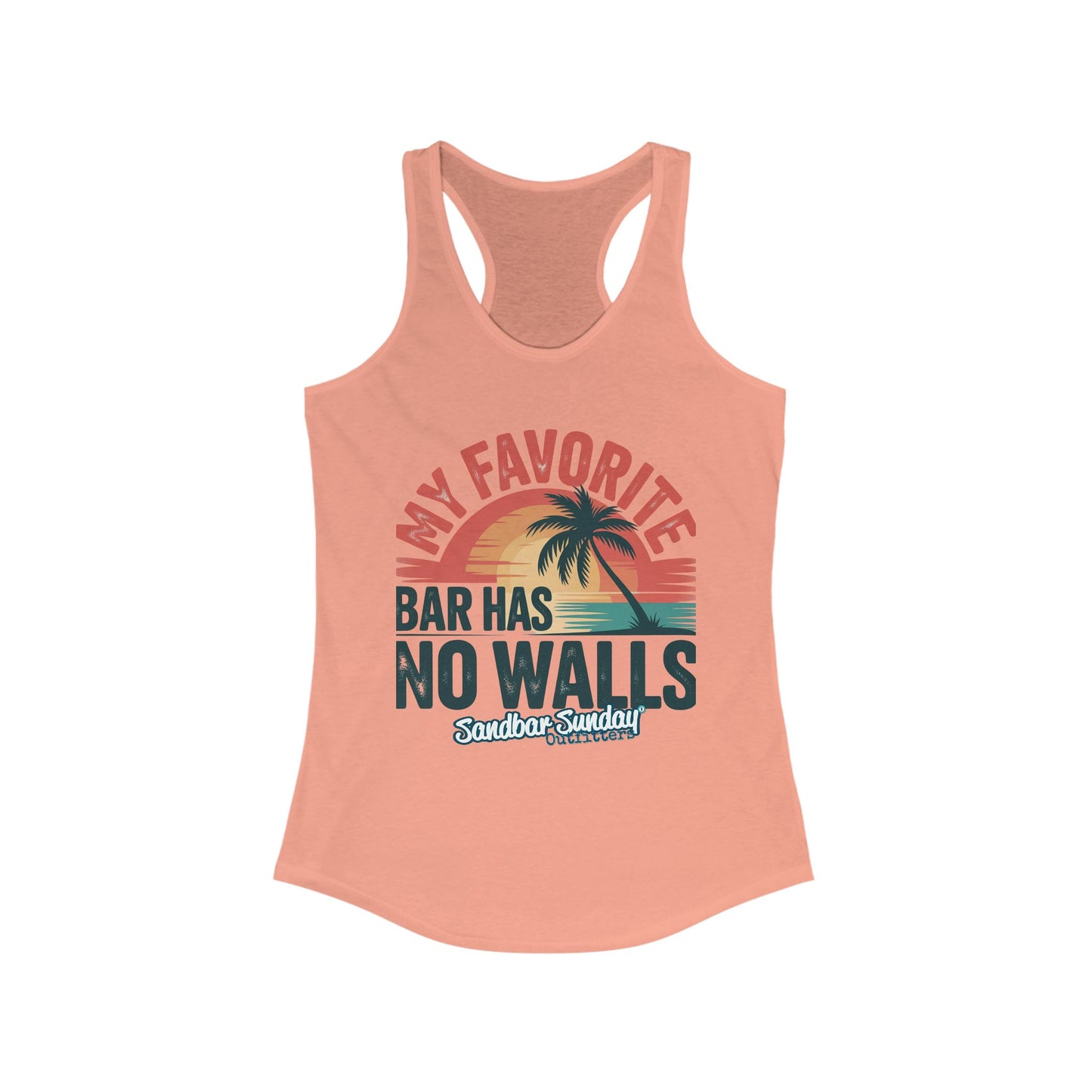 My Favorite Bar Has No Walls Ladies Tank