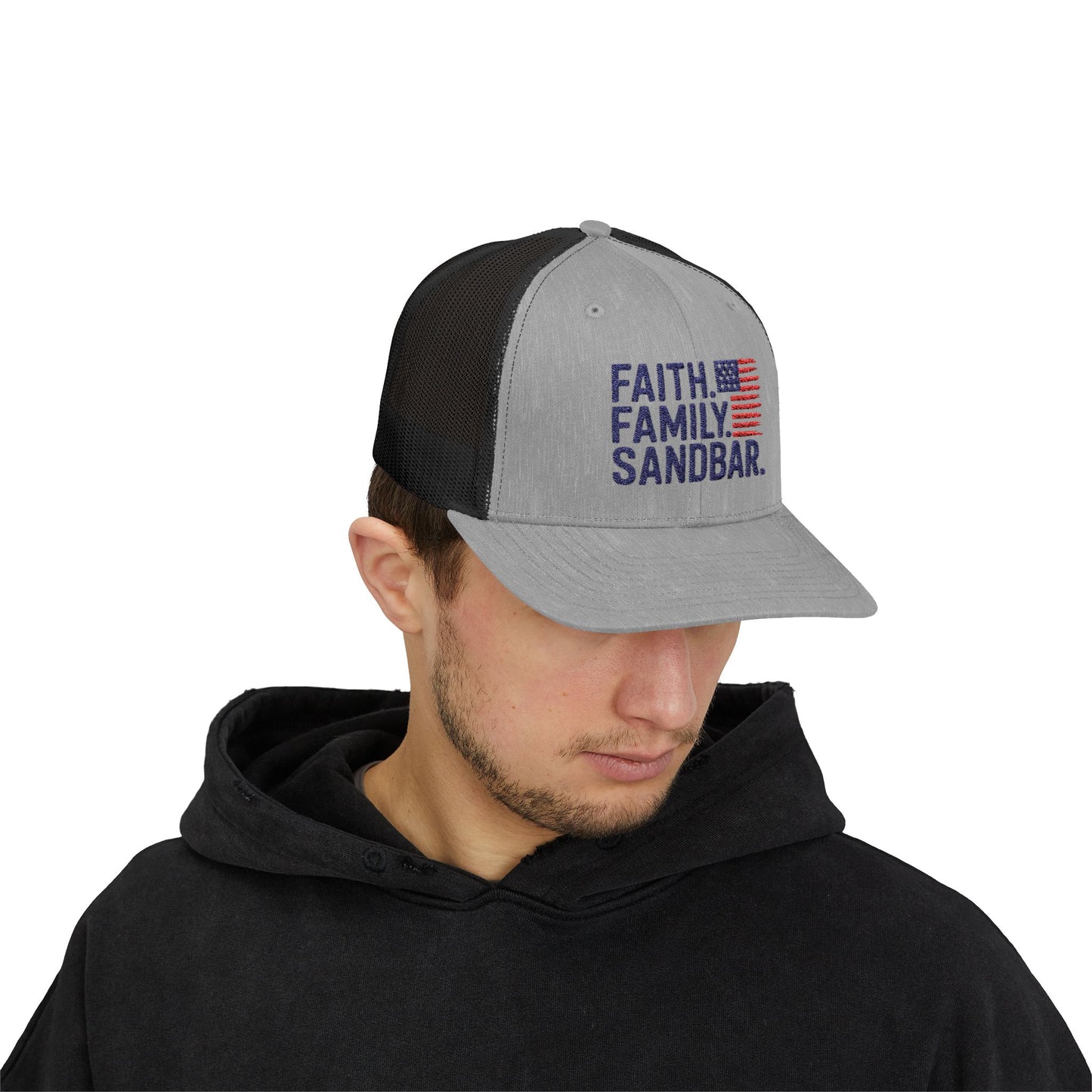 Faith Family Sandbar Trucker Hat