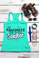 My Favorite Bar Racerback Tank