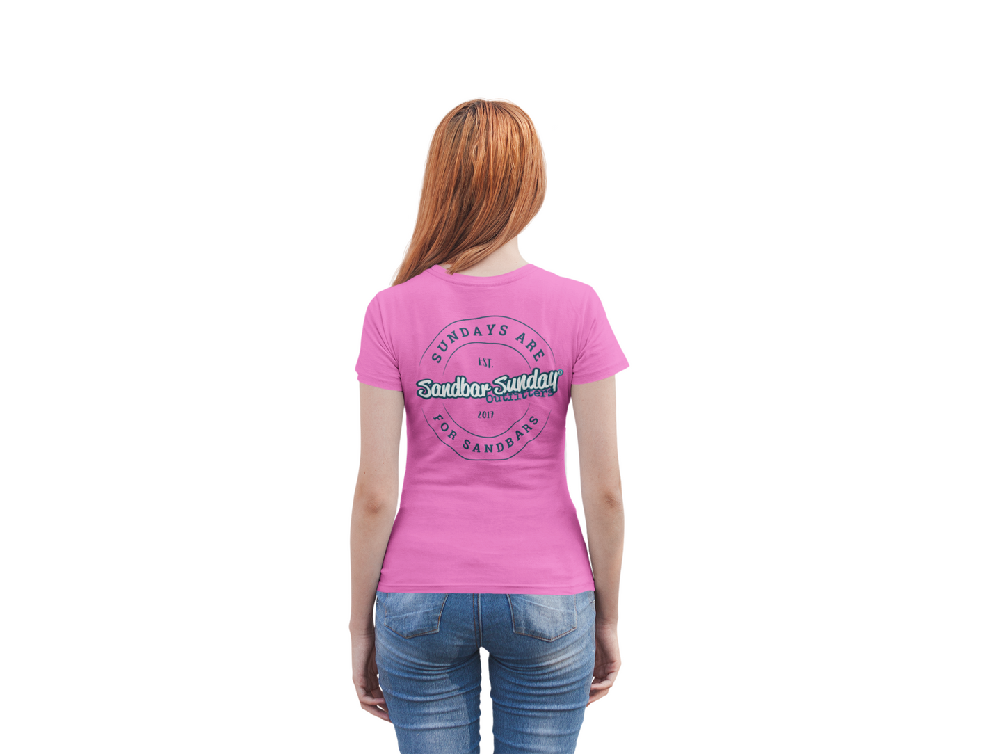 Sundays are for Sandbars Ladies Tee - Sandbar Lover Women's Shirt