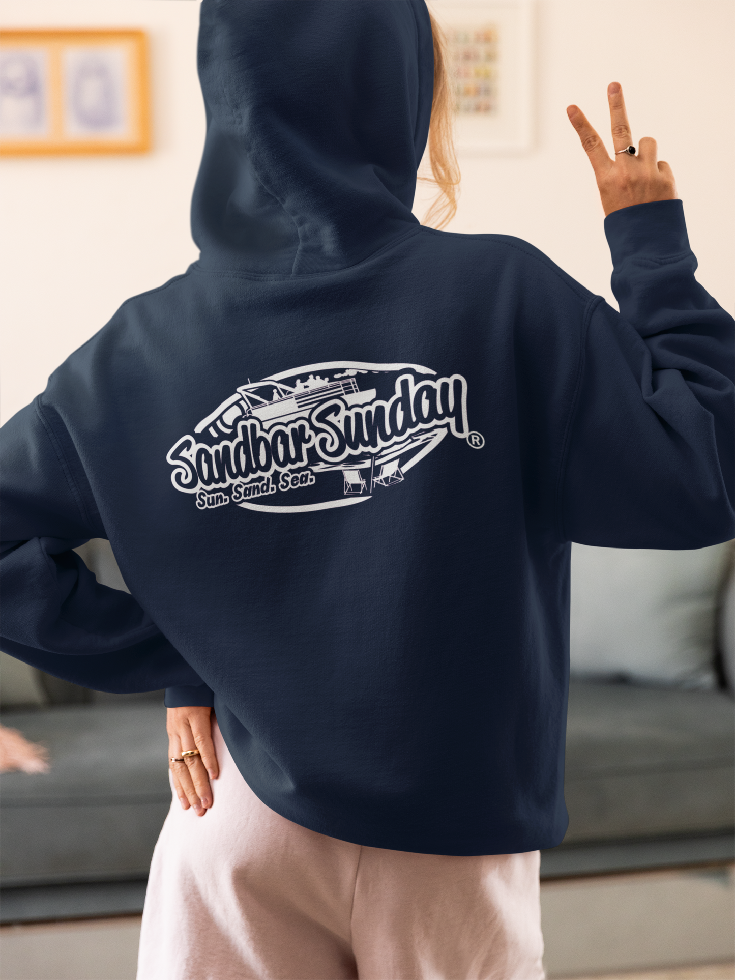 Sandbar Sunday Logo Lightweight Hoodie
