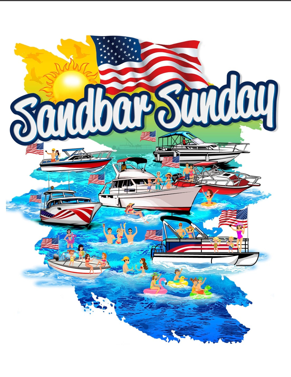 Ladies Sandbar Party Sun Shirt