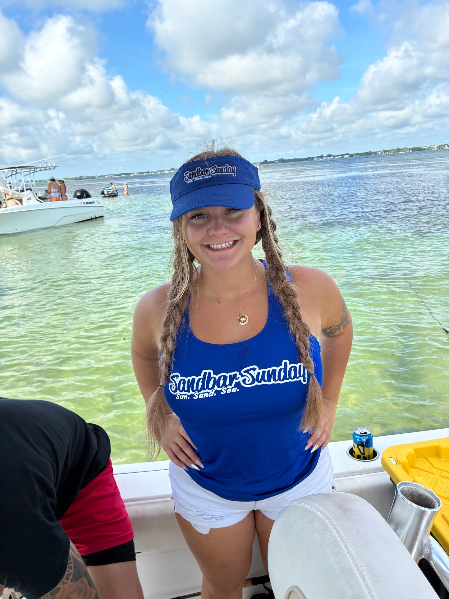 Royal Blue Sandbar Sunday Visor