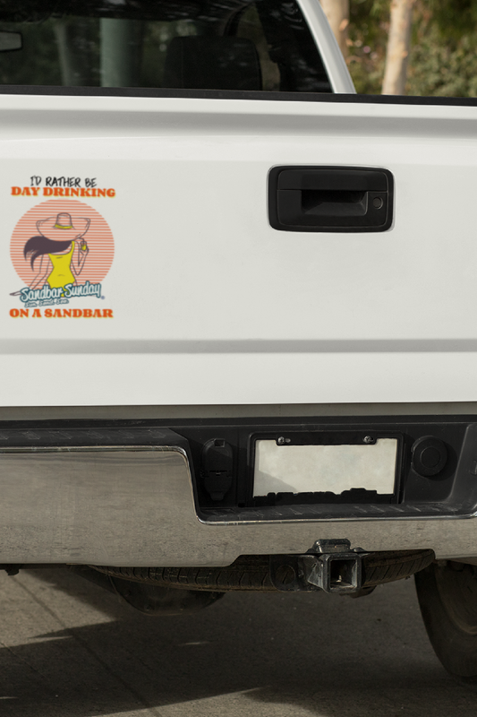 Day Drinking Kiss-Cut Vinyl Decal