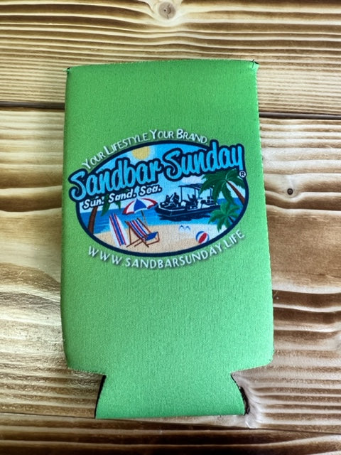 Sandbar Sunday Logo Slim Can Koozie – Sandbar Sunday Outfitters