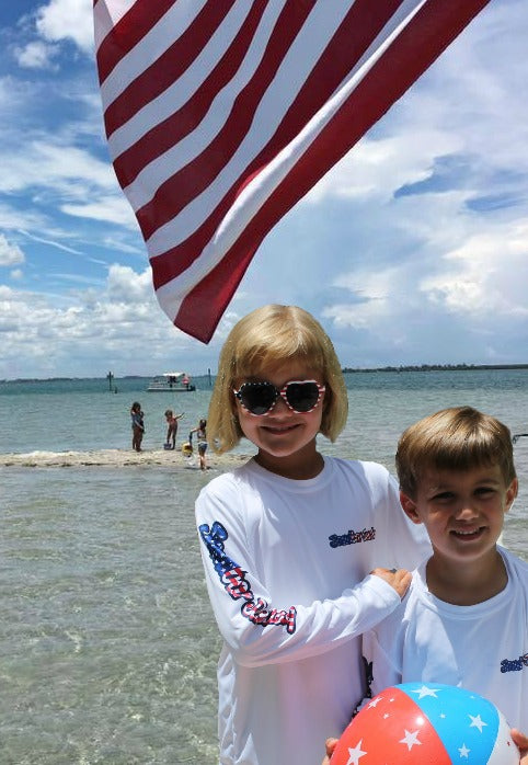 Sandbar Sunday (S.I.) Toddler/Youth Stars and Stripes - Sebastian Inlet, Fl