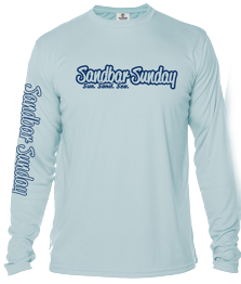 Toddler Flag Sun Shirt in Arctic Blue S.I.