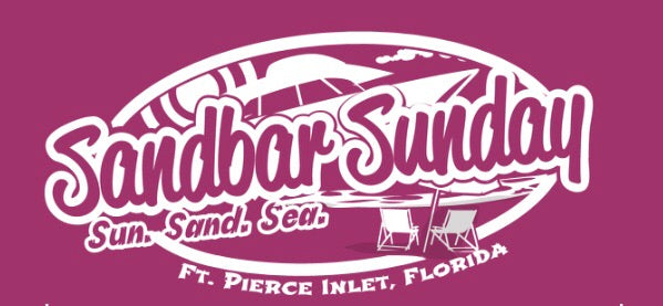 Sandbar Sunday (F.P.I) Ladies Triblend V-Neck Tee in Heather Raspberry/Ft.Pierce
