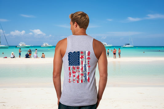 Men's Flag Tank