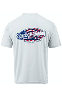 Stars and Stripes Performance Shirt with Sebastian Inlet - Short Sleeve
