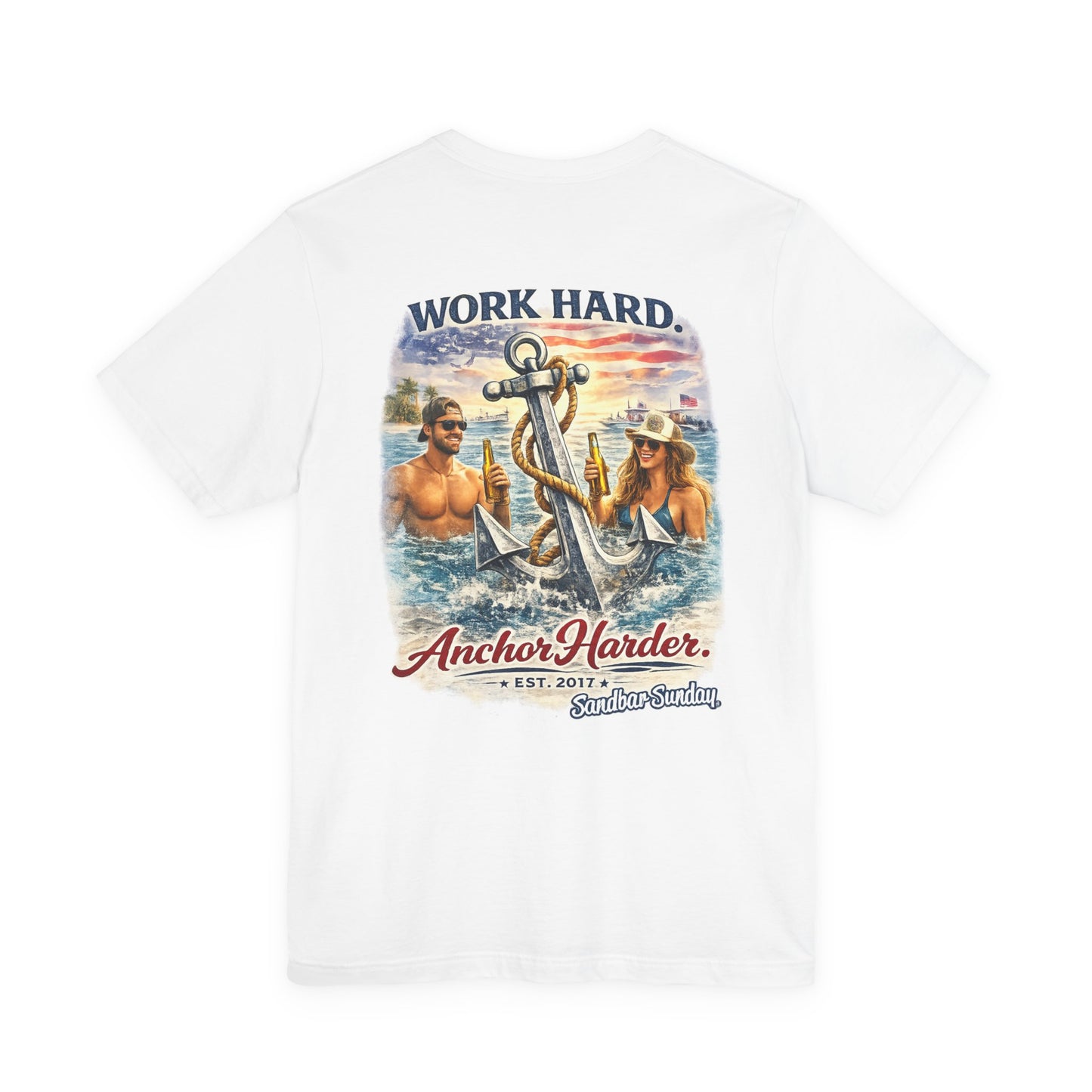 Work Hard Anchor Harder Graphic Tee