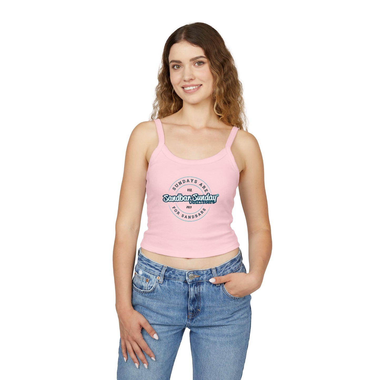 Sundays are for Sandbars Women's Spaghetti Strap Tank