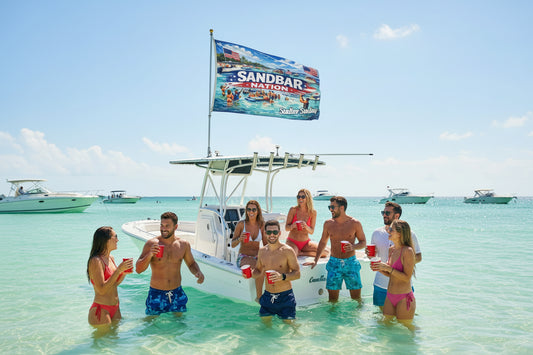 Sandbar Nation Double-Sided Flag