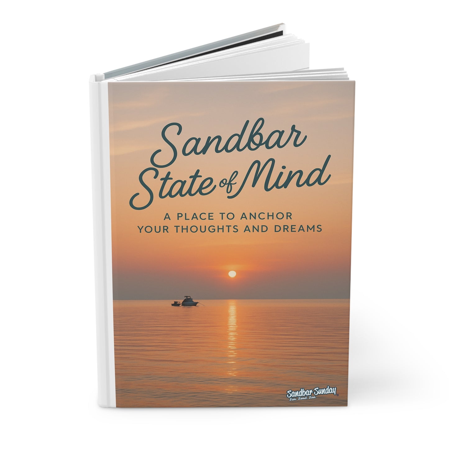 Sandbar State of Mind Hardcover Journal