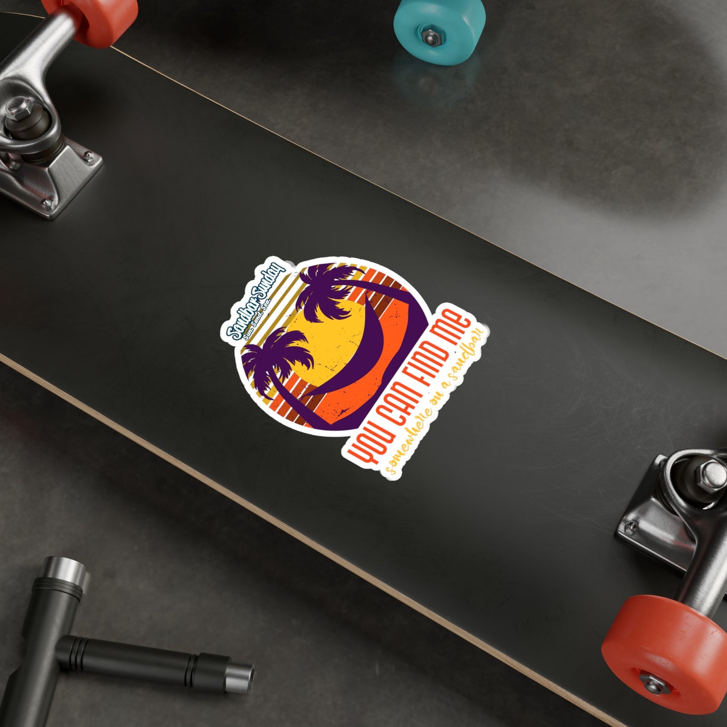 Somewhere on a Sandbar Kiss-Cut Vinyl Decal