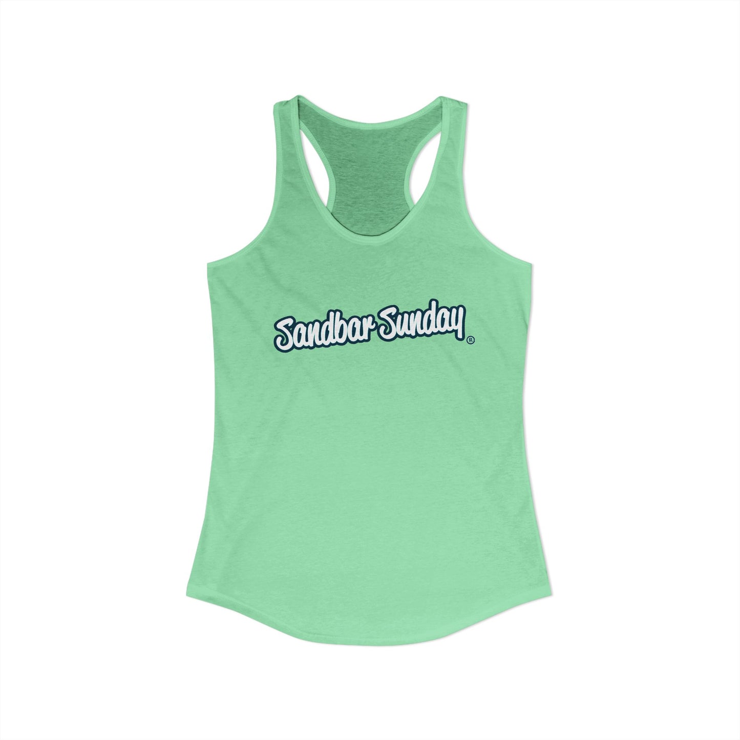 Work Hard Anchor Harder - Ladies Racerback Tank