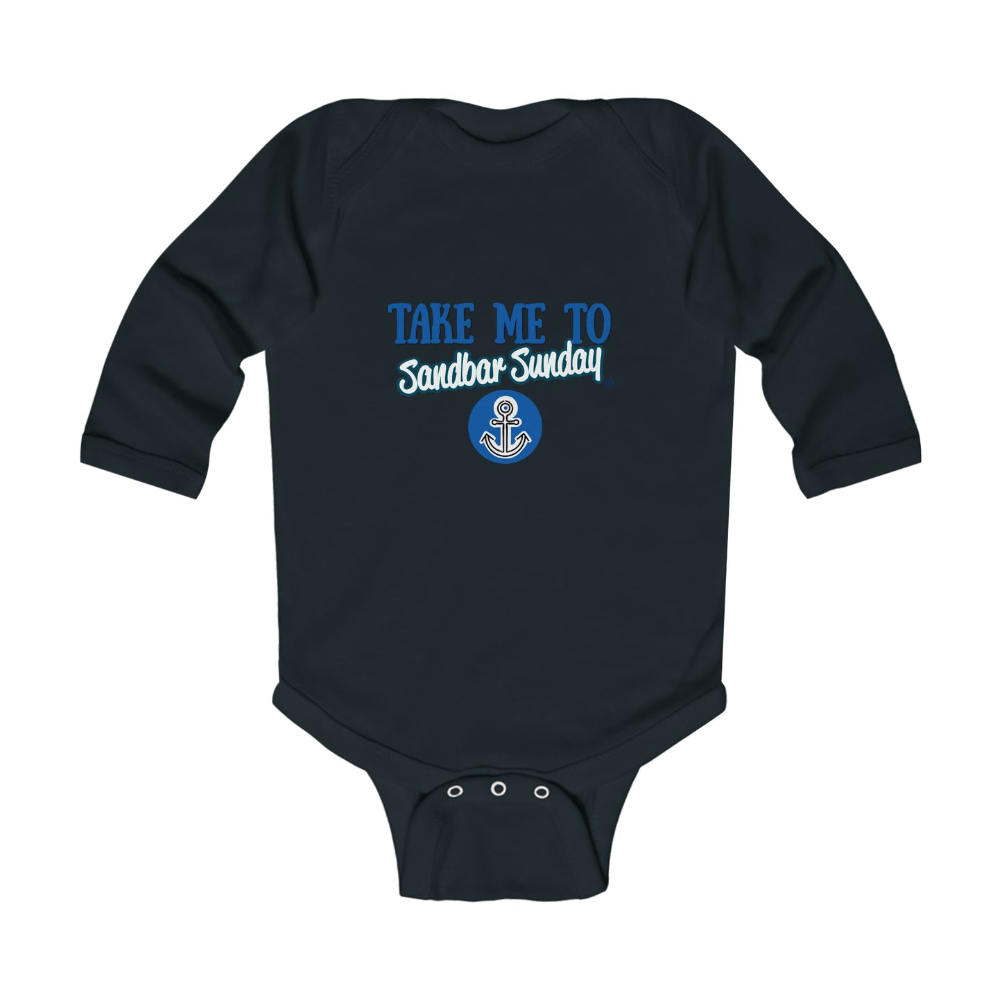 Sandbar Sunday Infant Long Sleeve Bodysuit